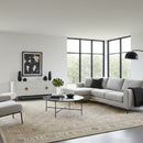 Black Ceramic Round Coffee Table | OROA Modern Hobart | Oroatrade.com