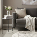 Black Ceramic End Table | OROA Modern Hobart