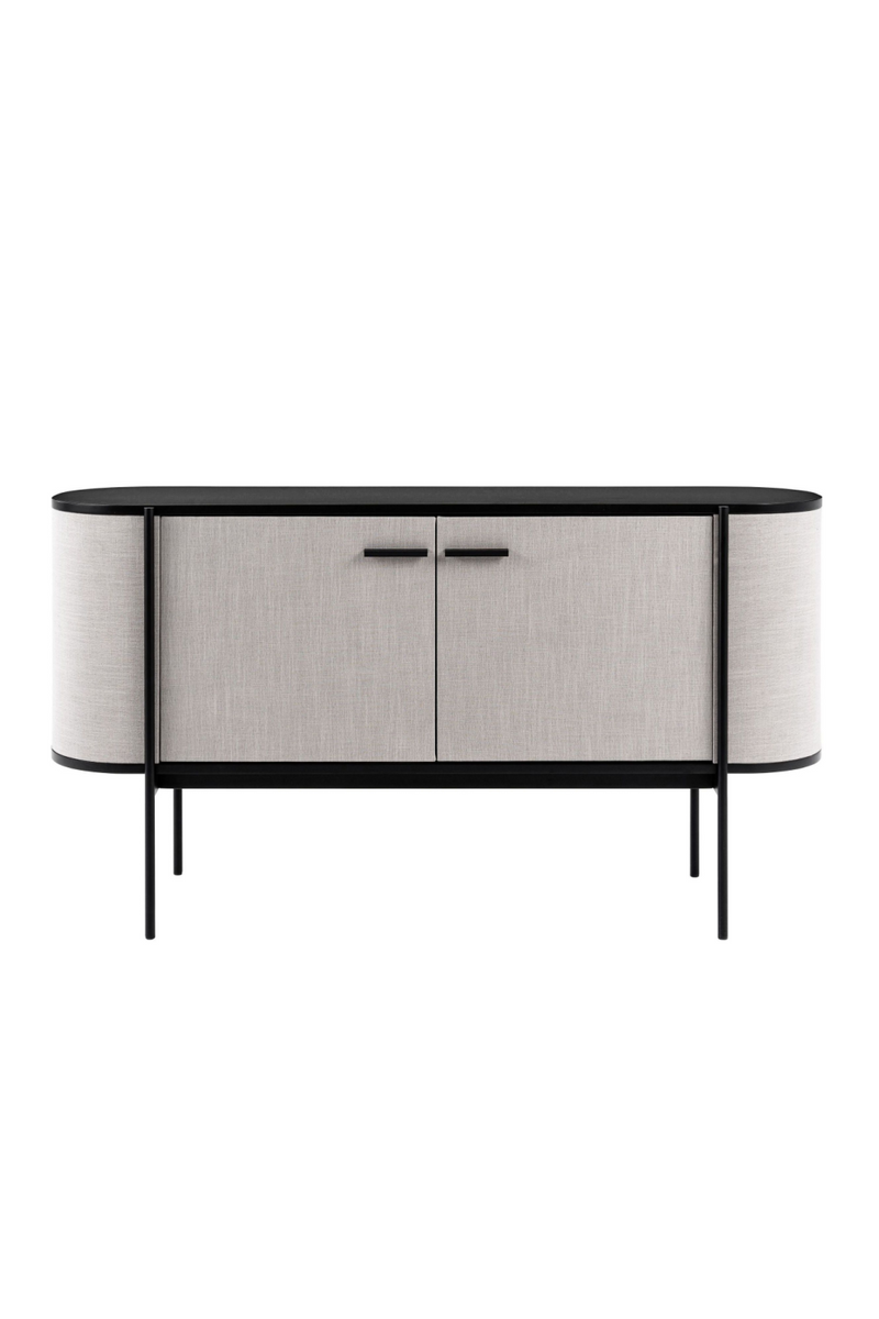 Beige Fabric 2-Door Sideboard | OROA Modern Hobart | Oroatrade.com