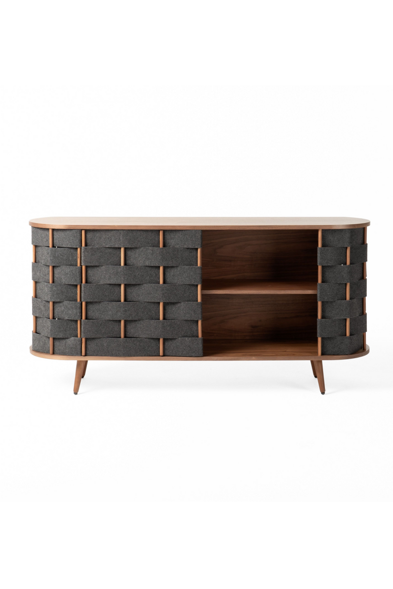 Gray Woven Fabric Sideboard | OROA Modern Sheridan | Oroatrade.com