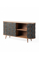 Gray Woven Fabric Sideboard | OROA Modern Sheridan | Oroatrade.com