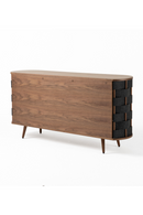 Gray Woven Fabric Sideboard | OROA Modern Sheridan | Oroatrade.com