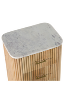 Fluted Mango Wood 5-Drawer Chest | OROA Modern Cambridge | Oroatrade.com