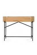 Varnished Mango Wood Vanity Table | OROA Modern Cambridge | Oroatrade.com