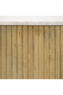 Fluted Mango Wood End Table | OROA Modern Cambridge | Oroatrade.com