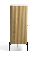 Mango Wood 2-Door Tall Sideboard | OROA Modern Cambridge | Oroatrade.com