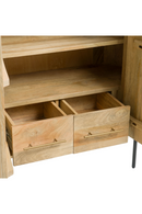 Mango Wood 2-Door Tall Sideboard | OROA Modern Cambridge | Oroatrade.com