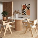 White Marble Dining Table | OROA Modern Cambridge