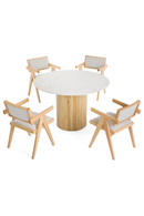 White Marble Dining Table | OROA Modern Cambridge | Oroatrade.com