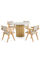 White Marble Dining Table | OROA Modern Cambridge | Oroatrade.com