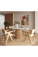 White Marble Dining Table | OROA Modern Cambridge | Oroatrade.com