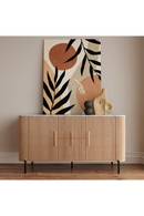 Fluted Mango Wood Sideboard | OROA Modern Cambridge | Oroatrade.com