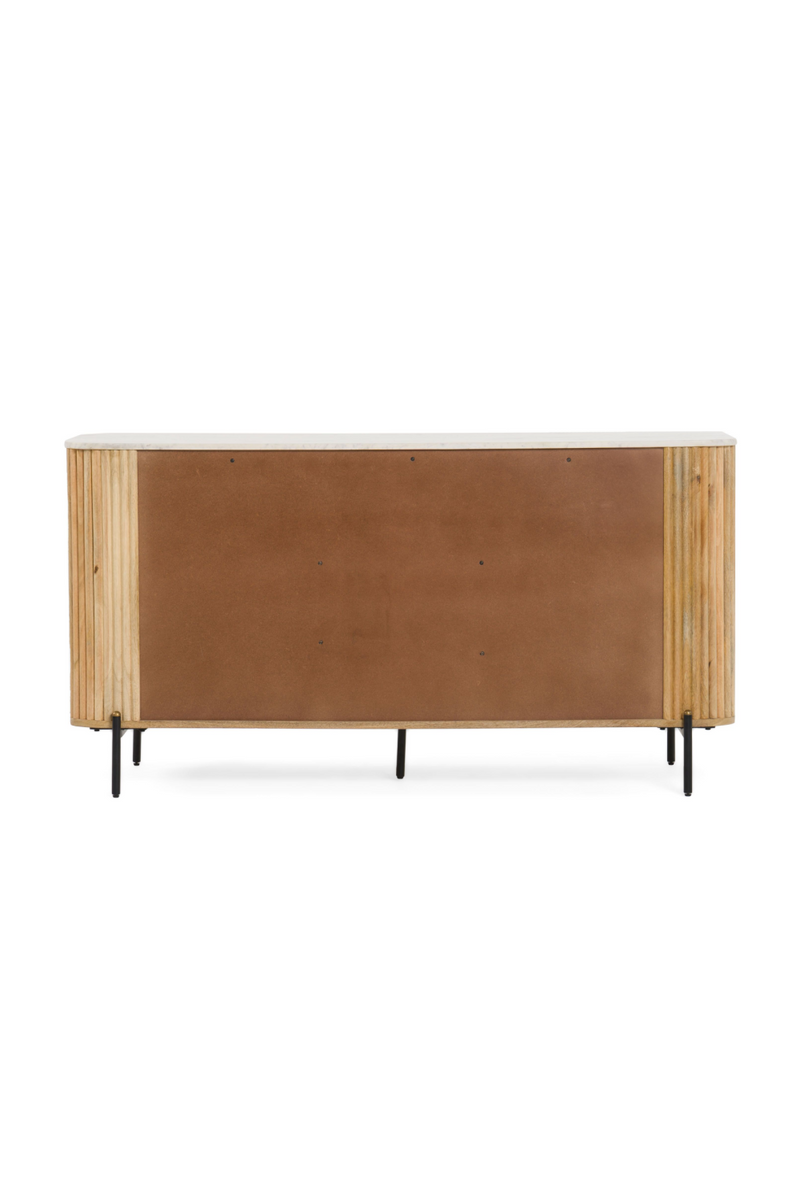 Fluted Mango Wood Sideboard | OROA Modern Cambridge | Oroatrade.com