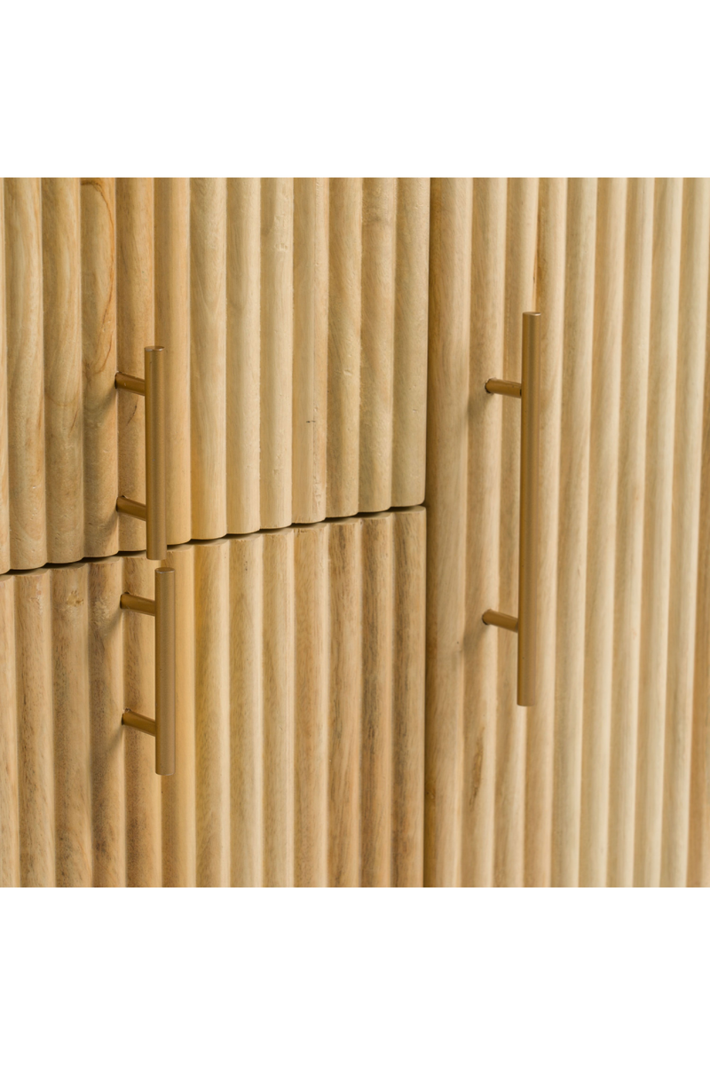 Fluted Mango Wood Sideboard | OROA Modern Cambridge | Oroatrade.com