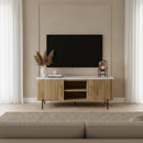Fluted Mango Wood Media Unit | OROA Modern Cambridge | Oroatrade.com