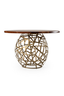 Round Solid Acacia Dining Table | OROA Modern Taylor | Oroatrade.com