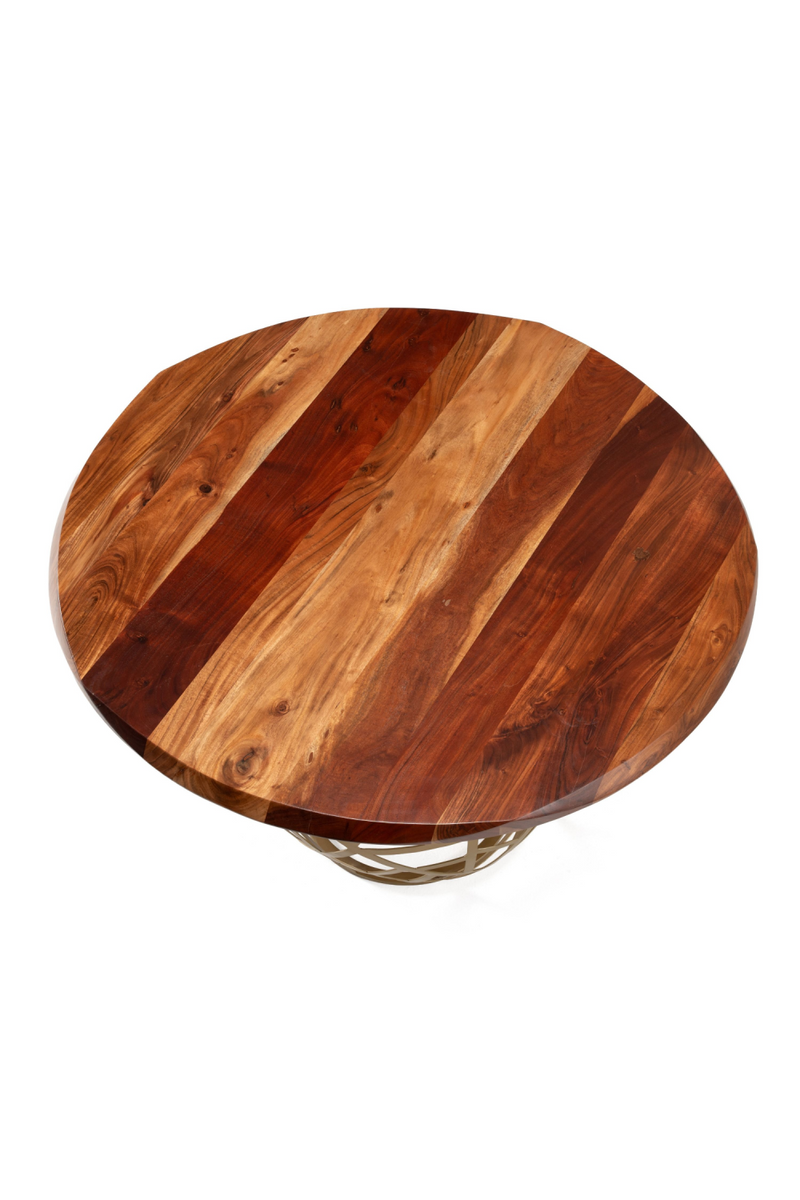 Round Solid Acacia Dining Table | OROA Modern Taylor | Oroatrade.com