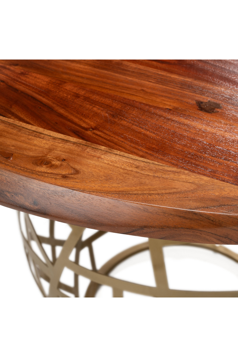 Round Solid Acacia Dining Table | OROA Modern Taylor | Oroatrade.com