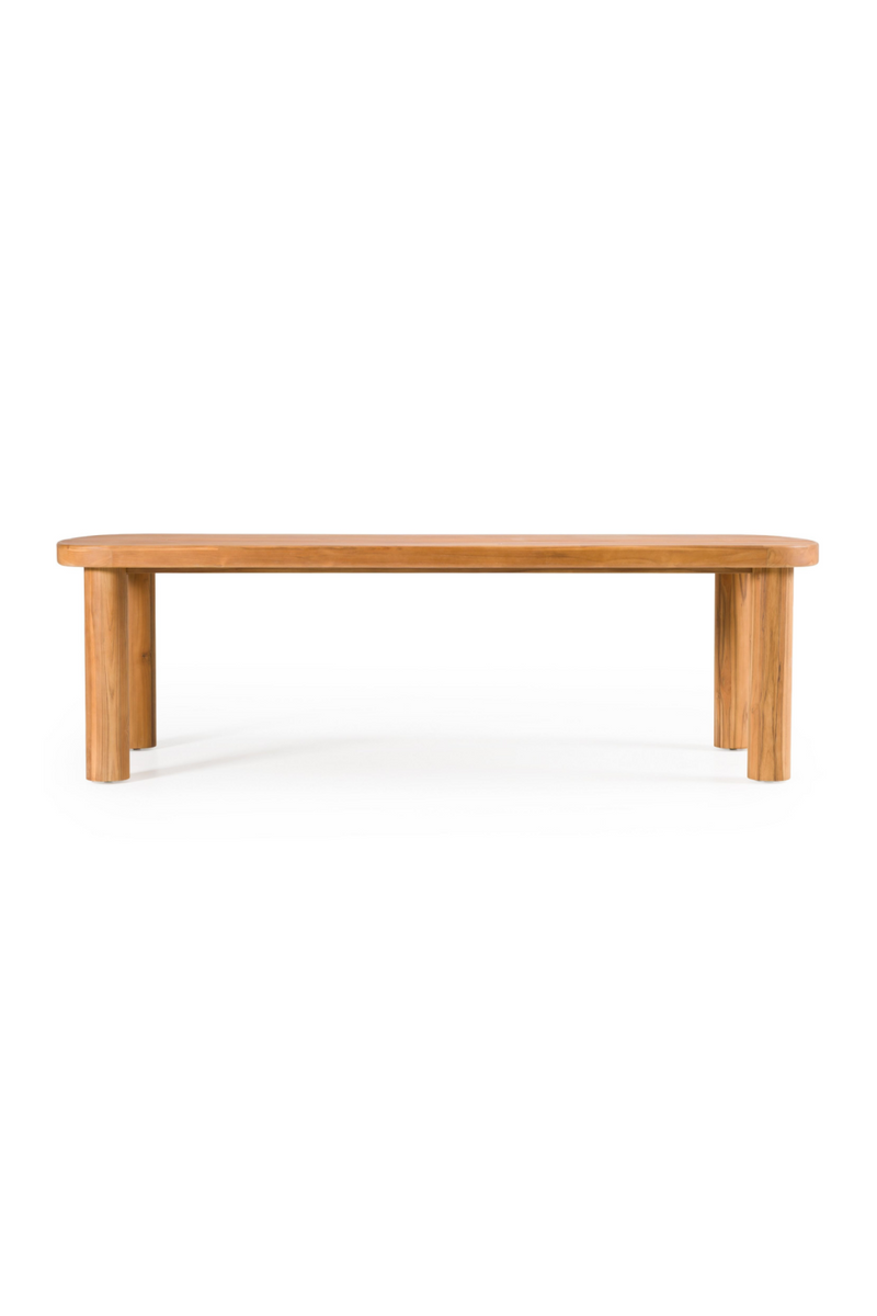 Outdoor Natural Teak Dining Table | OROA Modern Kamari | Oroatrade.com
