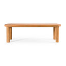 Outdoor Natural Teak Dining Table | OROA Modern Kamari