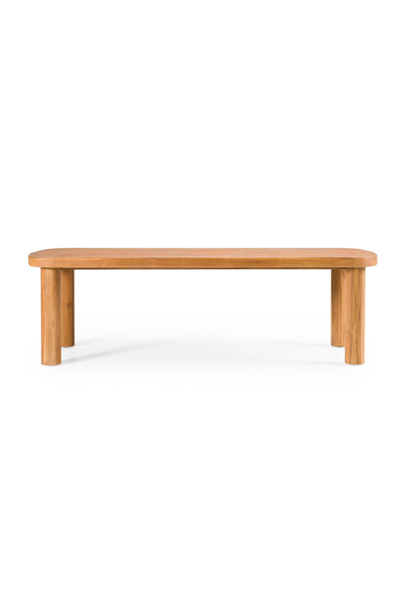 Outdoor Natural Teak Dining Table | OROA Modern Kamari | Oroatrade.com