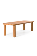 Outdoor Natural Teak Dining Table | OROA Modern Kamari | Oroatrade.com
