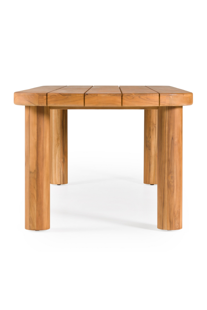 Outdoor Natural Teak Dining Table | OROA Modern Kamari | Oroatrade.com