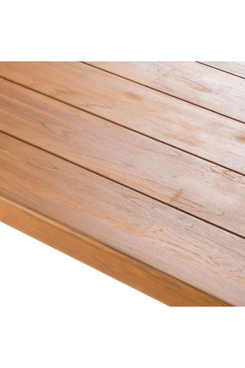 Outdoor Natural Teak Dining Table | OROA Modern Kamari | Oroatrade.com