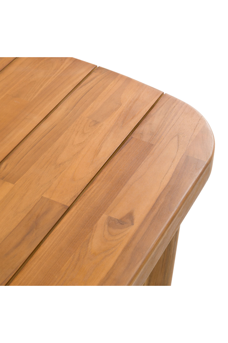 Outdoor Natural Teak Dining Table | OROA Modern Kamari | Oroatrade.com