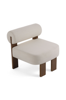 Walnut Oak Framed Accent Chair | OROA Modern Rosanne | Oroatrade.com