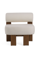 Walnut Oak Framed Accent Chair | OROA Modern Rosanne | Oroatrade.com
