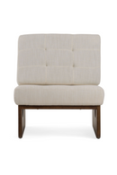 White Tufted Lounge Chair | OROA Modern Kaylie