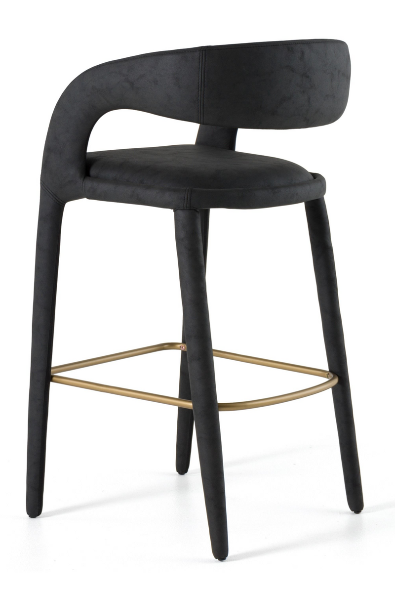 Leatherette Upholstered Bar Chair | OROA Modern Faerron | Oroatrade.com