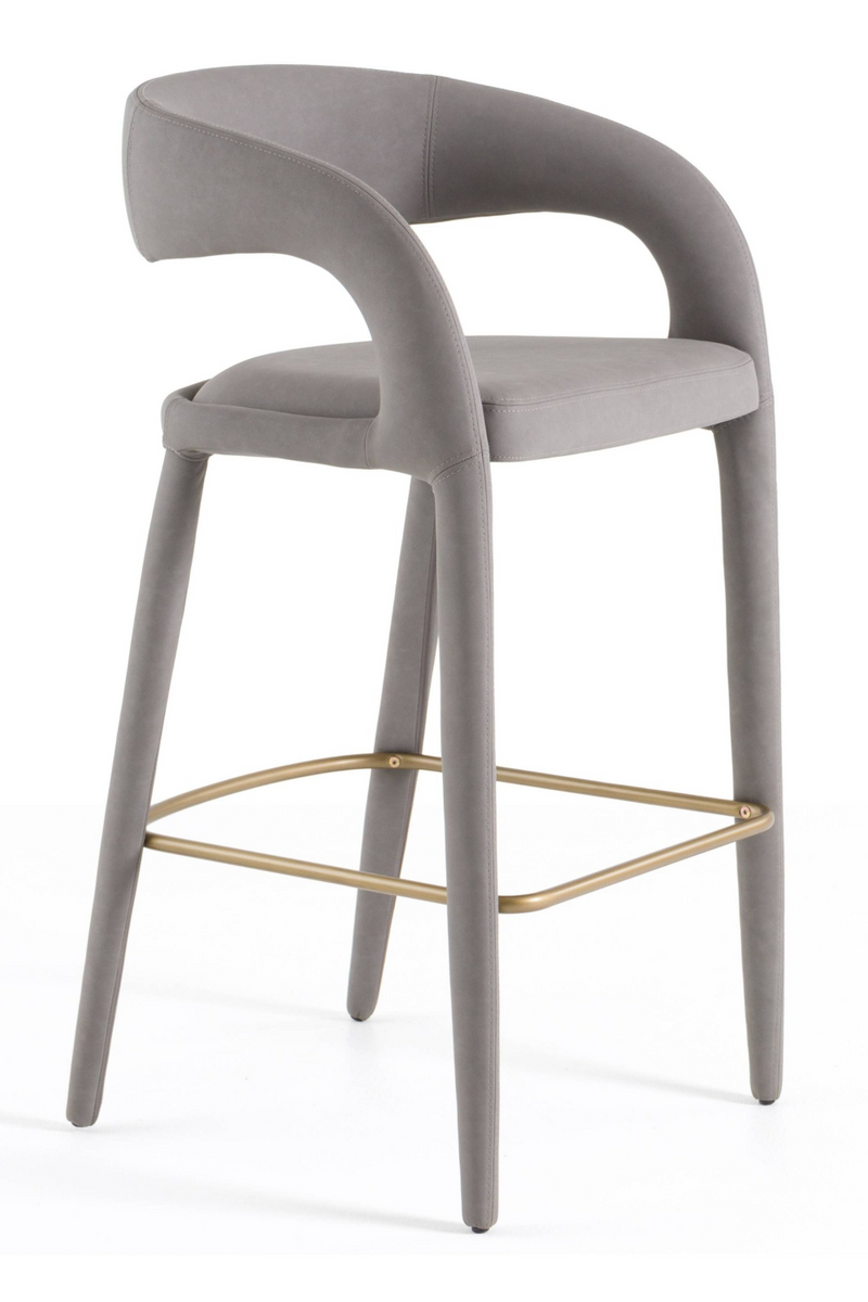 Leatherette Upholstered Bar Chair | OROA Modern Faerron | Oroatrade.com