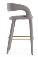 Vegan Upholstered Bar Chair | OROA Modern Faerron | Oroatrade.com