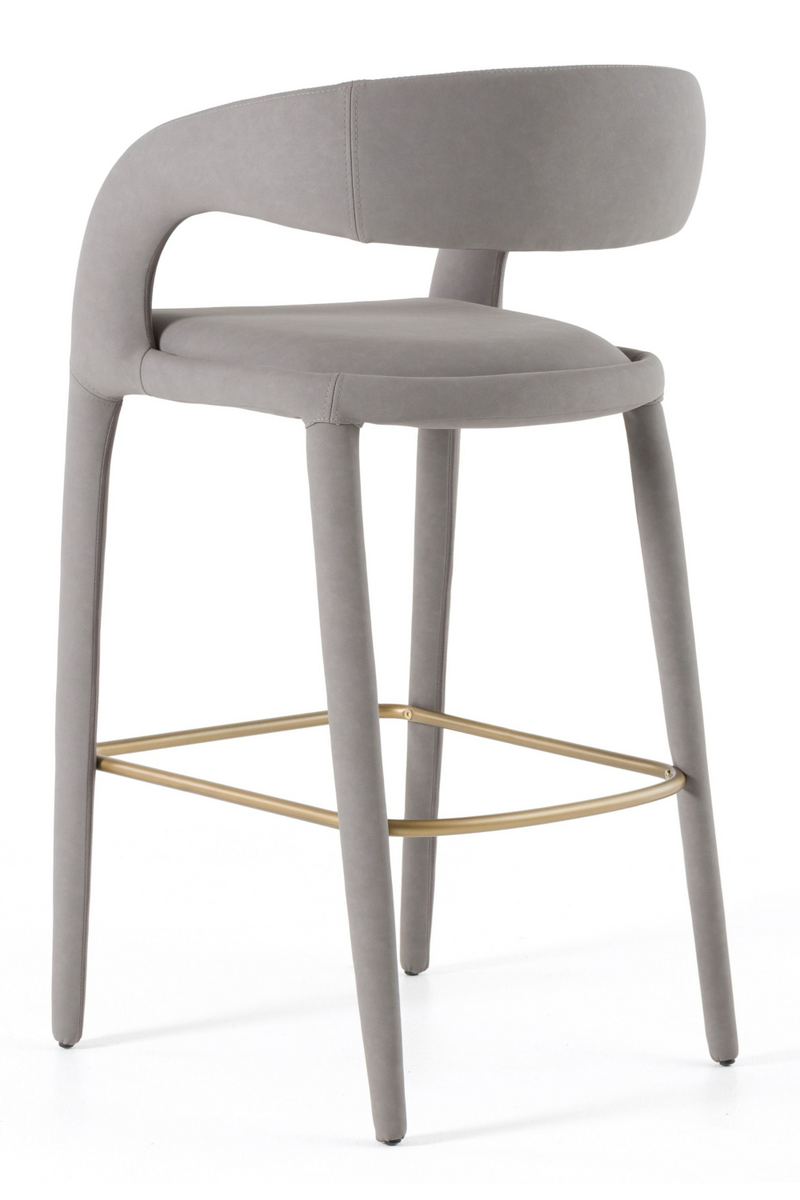 Leatherette Upholstered Bar Chair | OROA Modern Faerron | Oroatrade.com