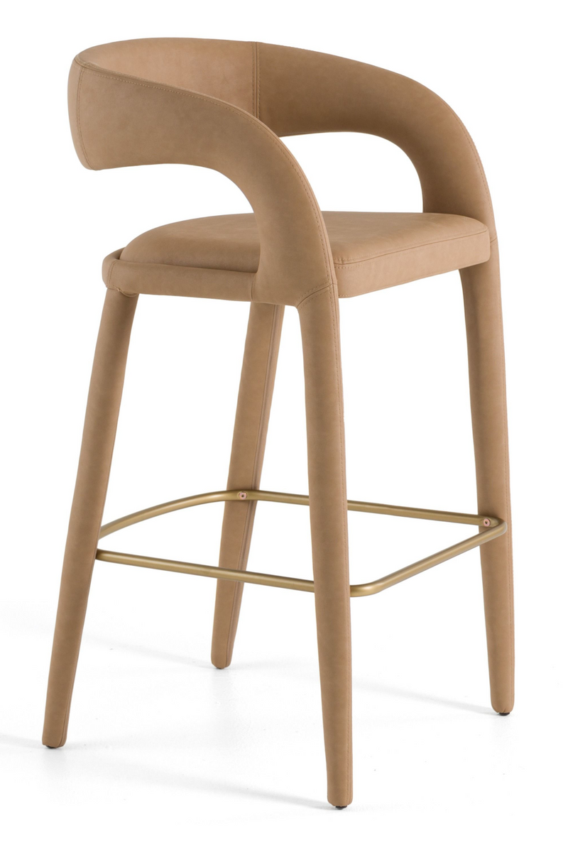 Leatherette Upholstered Bar Chair | OROA Modern Faerron | Oroatrade.com