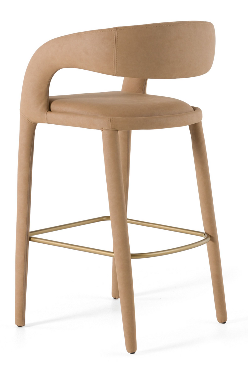 Leatherette Upholstered Bar Chair | OROA Modern Faerron | Oroatrade.com