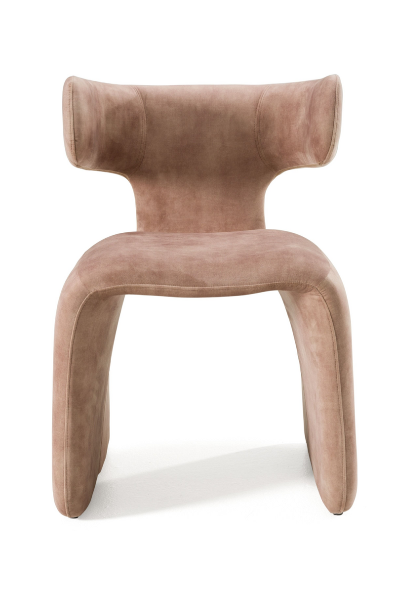 Asymmetrical Velvet Dining Chair | OROA Modern Bergman | Oroatrade.com