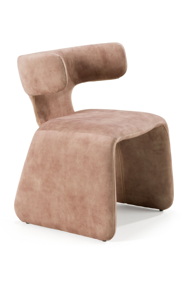 Asymmetrical Velvet Dining Chair | OROA Modern Bergman | Oroatrade.com