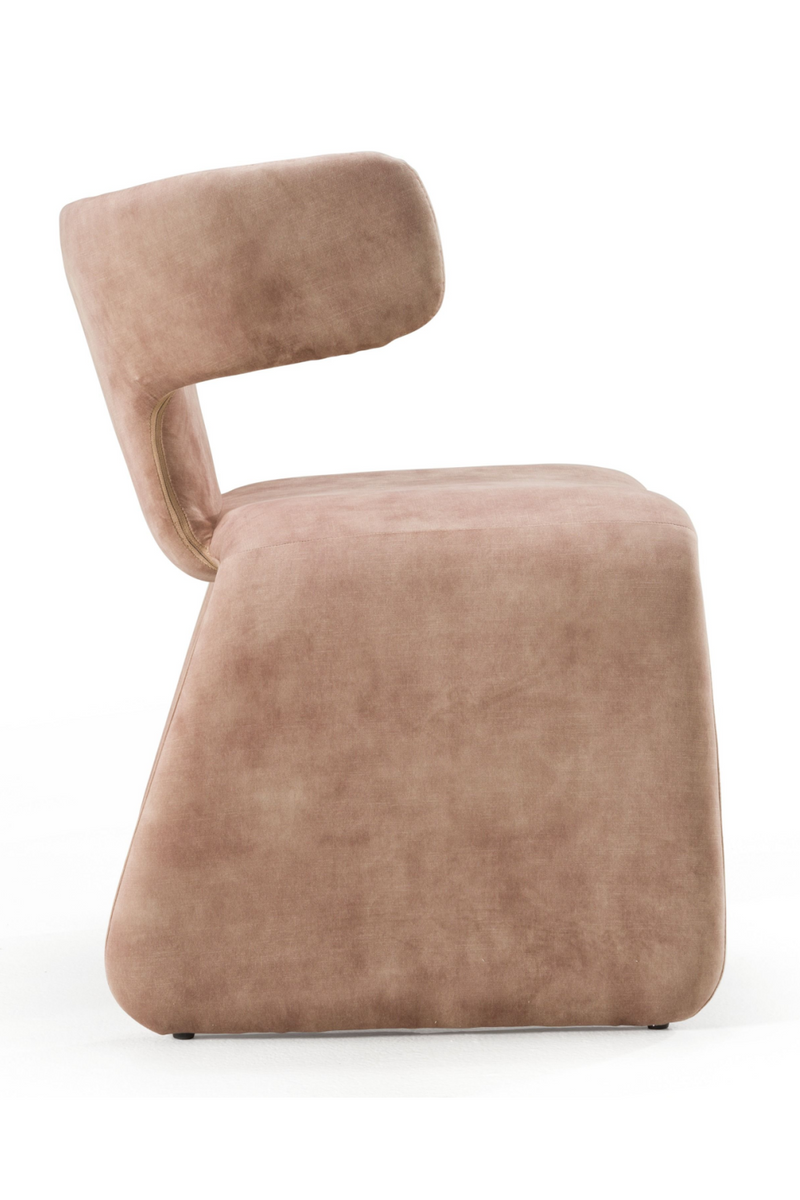 Asymmetrical Velvet Dining Chair | OROA Modern Bergman | Oroatrade.com
