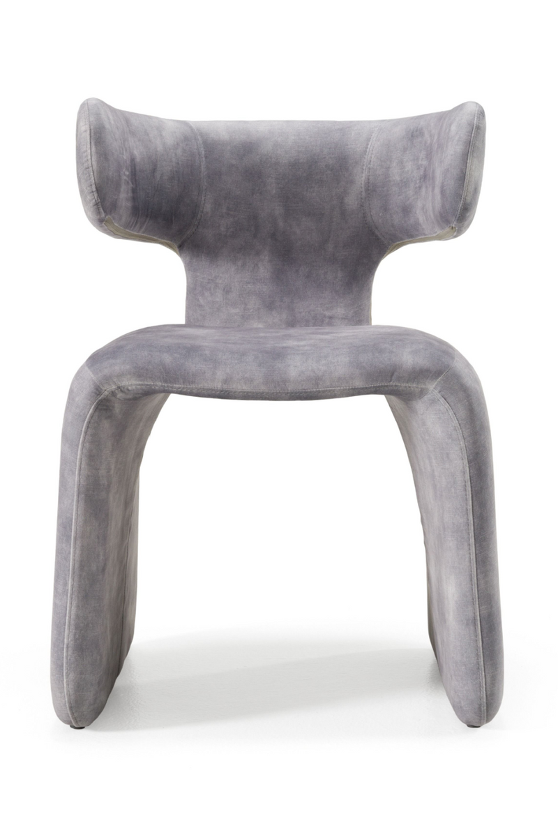 Asymmetrical Velvet Dining Chair | OROA Modern Bergman