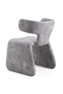Asymmetrical Velvet Dining Chair | OROA Modern Bergman