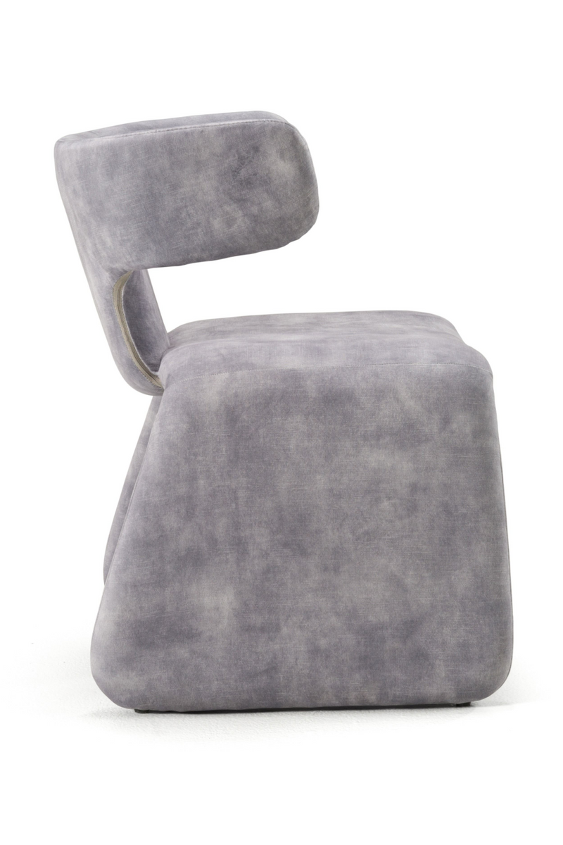 Asymmetrical Velvet Dining Chair | OROA Modern Bergman