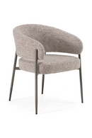 Gray Curved Dining Chair | OROA Modern Thomas | Oroatrade.com