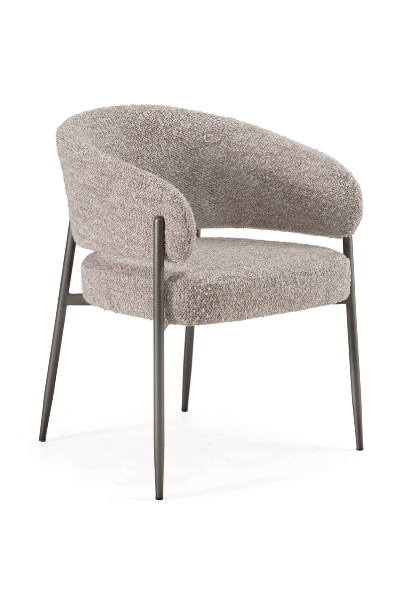 Gray Curved Dining Chair | OROA Modern Thomas | Oroatrade.com