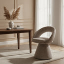 Gray Fabric Swivel Chair | OROA Modern Wiles | Oroatrade.com