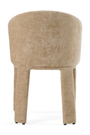Beige Velvet Curved Dining Chair | OROA Modern Sarkis | Oroatrade.com