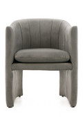 Velvet Curved Dining Chair | OROA Modern Danube | Oroatrade.com