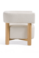 Beech Framed White Accent Chair | OROA Modern Fang | Oroatrade.com
